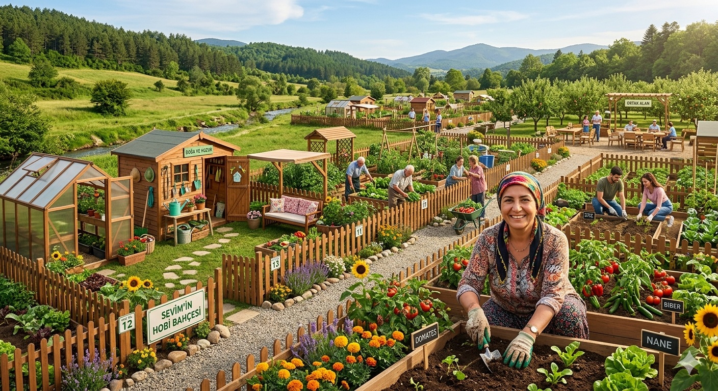 Hobi bahçesi görünümü